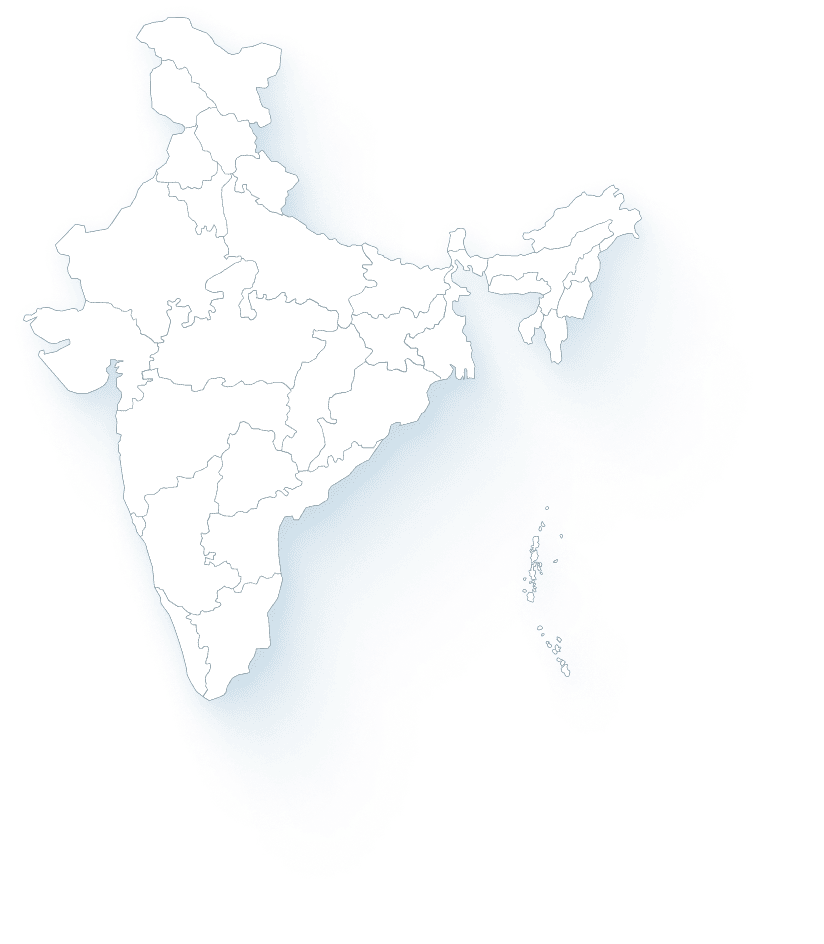 Static India Map